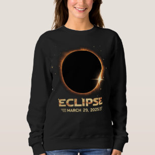 Sweatshirt Eclipse 2025 Amateurs d'astronomie Cool Solar Ecli