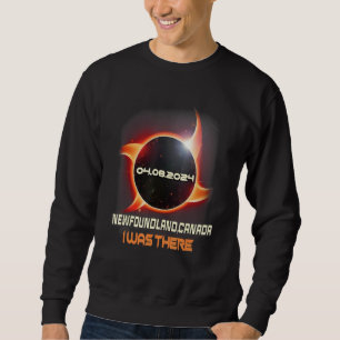 Sweatshirt Éclipse solaire totale Ninja Shuriken 2024 Terre-N