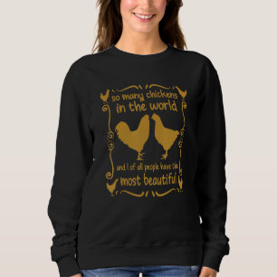 Sweatshirt Écologique Viande de poulet Agriculture 1