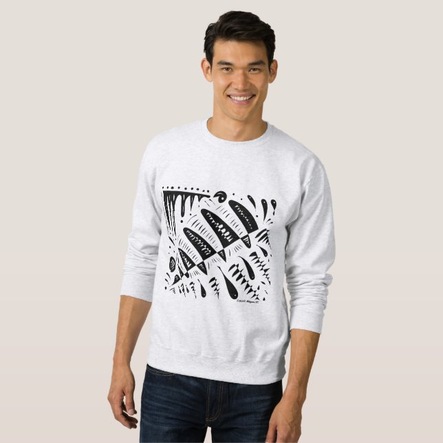 Sweatshirt Écoulement (Devant entier)