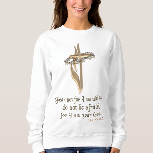 Sweatshirt Écriture chrétienne (Devant)