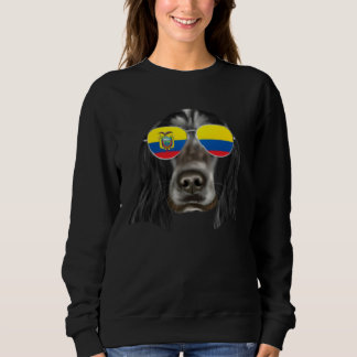 Sweatshirt Ecuadorian Flag English Cocker Spaniel Dog Ecuador