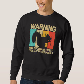 Sweatshirt Écureuil pour hommes femmes Écureuil  Tamia 80s