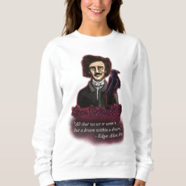 Sweatshirt Edgar Allan Poe, Dark Academia