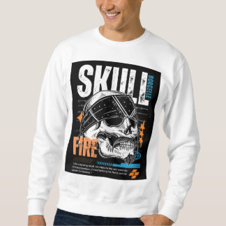 Sweatshirt Edgy Skull Graphic T-Shirt Design