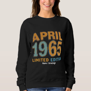 Sweatshirt Édition limitée 1965 pour les 60 ans Cadeau