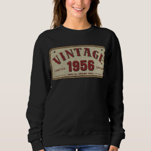 Sweatshirt Édition limitée vintage 1956, toutes pièces d'orig