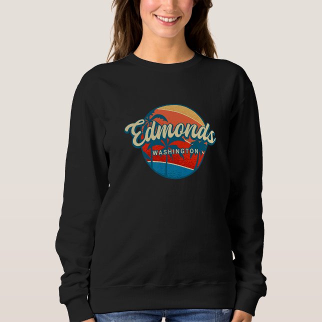 Sweatshirt Edmonds Washington Summer Wa Tropical Us Cities Be (Devant)