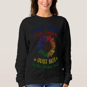 Sweatshirt Éducation Spéciale Chaque enfant peut apprendre l'