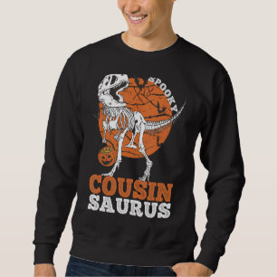 Sweatshirt Éffrayant Cousin Saurus Dinosaur Skeleton rex Citr