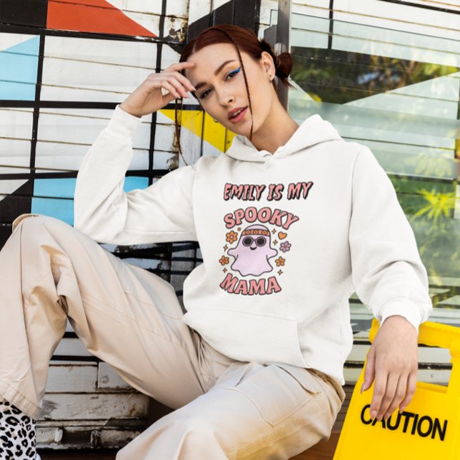Sweatshirt Éffrayant Mama Pastel Retro Ghost Funny Halloween (Créateur téléchargé)