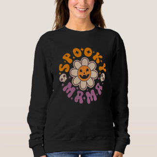 Sweatshirt Éffrayant Mama Rétro Sourire Super Face Peau H