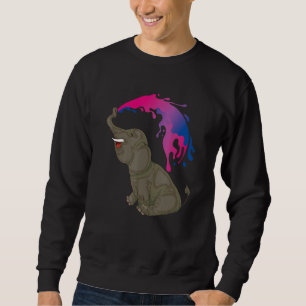 Sweatshirt Égalité Lgbt Bisexualité Drapeau Elephant Bi Pride