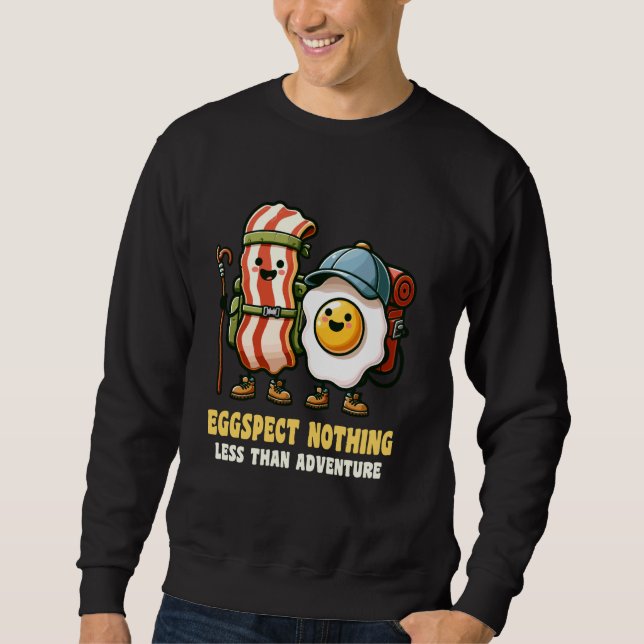 Sweatshirt Eggspect Rien De Moins Que Aventure Drôle Hiker H (Devant)