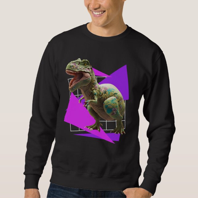 Sweatshirt Eggspert Easter Eggs Hunt Dinosaur Easter Bunnies  (Devant)