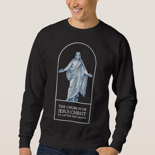 Sweatshirt Église LDS Église de Jésus Christ Logo Mormons (Devant)