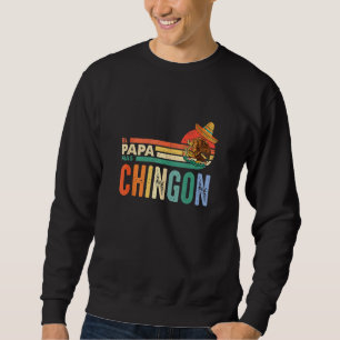 Sweatshirt El Papa Mas Chingon Pour Hommes Mexicain Espagnol