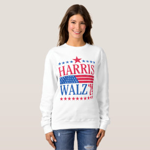 Sweatshirt Élection de vintage Harris et Walz 2024