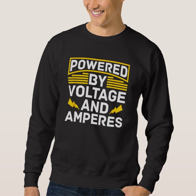 Sweatshirt Electrician Engineer Lineman Construction Electric (Devant)