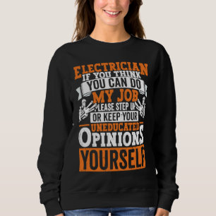 Sweatshirt Electricien Papa Vêtements Lin électrique pour hom