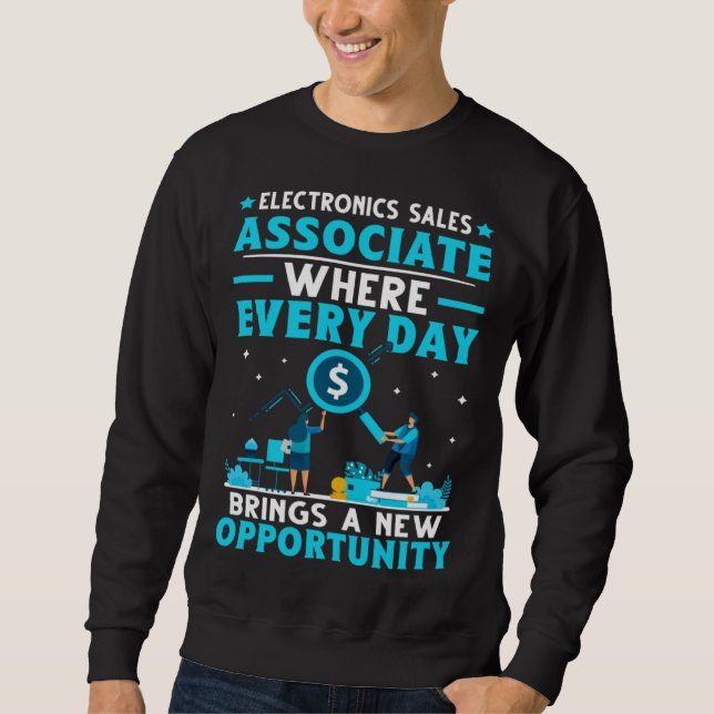 Sweatshirt Electronics Sales Associate Day Brings New Opportu (Devant)