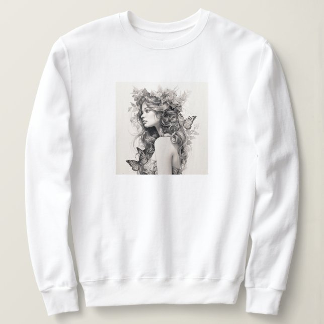 Sweatshirt Élégant Créez votre propre design simple (Design devant)