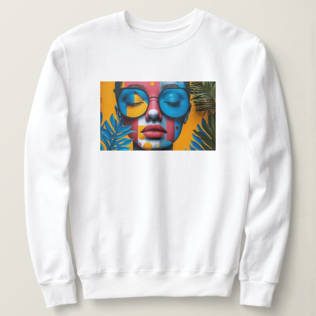 Sweatshirt Elegant Custom Ajouter votre propre cadeau photo p (Design devant)