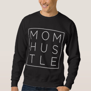 Sweatshirt Élégante Maman Hustle Carré Fête des Mères Femme G