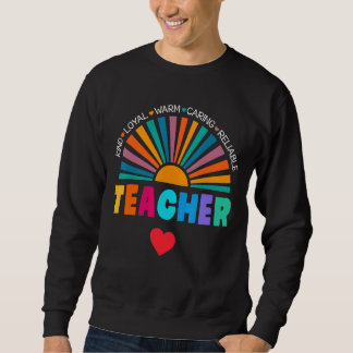 Sweatshirt Élément coloré inspirant de l'équipe d'enseignants