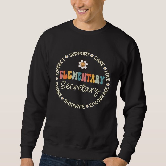 Sweatshirt Elementary Secretary Appreciation Week Back to Sch (Devant)