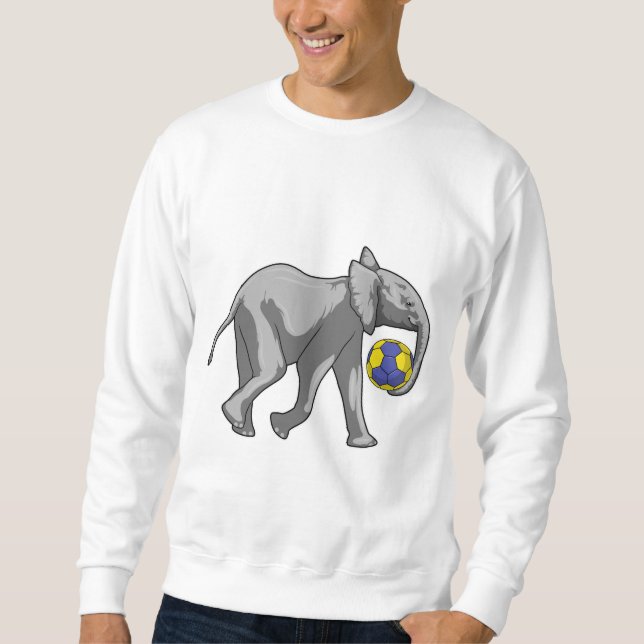 Sweatshirt Elephant à Handball Sports (Devant)