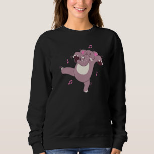 Sweatshirt Eléphant Dansant Mignonne Pour Hommes Femmes Enfan