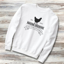 Élever Des Poulets Et Des Enfants Faux Drôle Poule