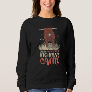 Sweatshirt Éleveur de vaches des Highlands écossaises Herbe C