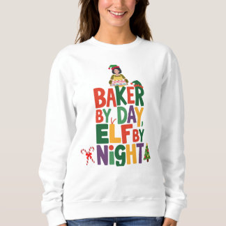 Sweatshirt Elf Baker Vibes Baking Love Christmas Baking