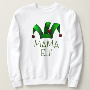 Sweatshirt Elf Père Noël Helper Christmas MAMA ELF
