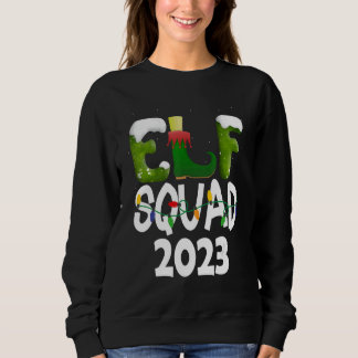 Sweatshirt Elf Squad Christmas Matching Family Toddler Boy Gi