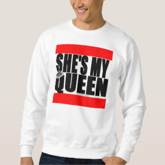 Sweatshirt Elle est ma reine