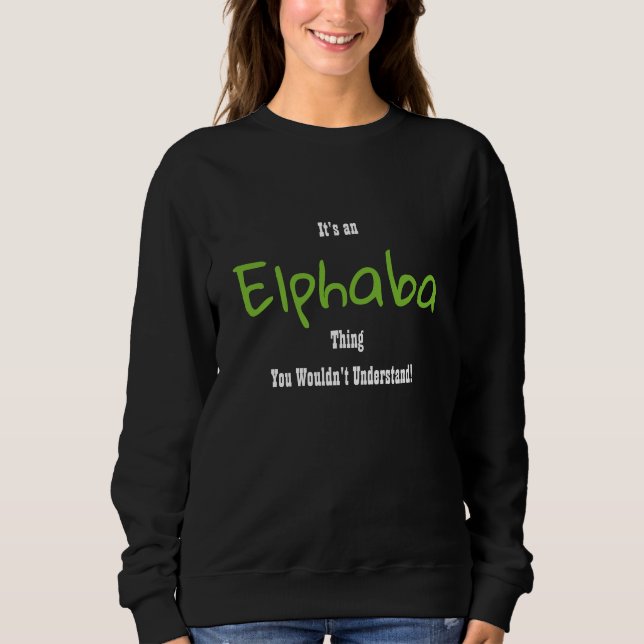 Sweatshirt Elphaba (Devant)