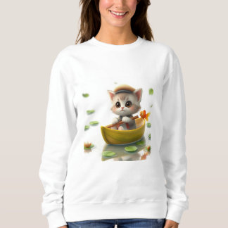 Sweatshirt embarcation aventurier Kitten