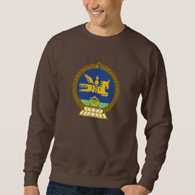 Sweatshirt emblème mongol (mongol) (Devant)