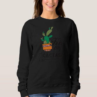 Sweatshirt Embrasse Mon Cactass Cactus Pour Hommes Femmes Pla