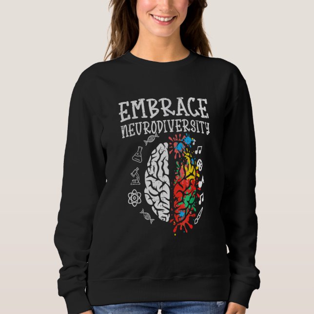 Sweatshirt Embrasser la Sensibilisation sur l'autisme de la n (Devant)