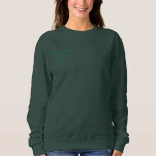 SWEATSHIRT EMBROIDERED ART&DESIGN