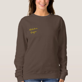 SWEATSHIRT EMBROIDERED FRAUEN ART&DESIGN