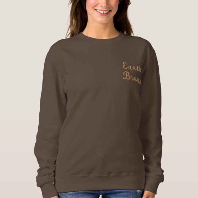 SWEATSHIRT EMBROIDERIERTE FRAUEN STYLE DESIGN (Vorderseite)