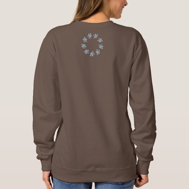 SWEATSHIRT EMBROIDERIERTE FRAUEN STYLE DESIGN (Rückseite)