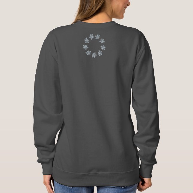 SWEATSHIRT EMBROIDERIERTE FRAUEN STYLE DESIGN (Rückseite)