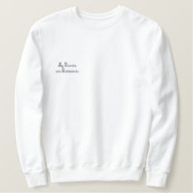 SWEATSHIRT EMBROIDERIERTE FRAUEN STYLE DESIGN