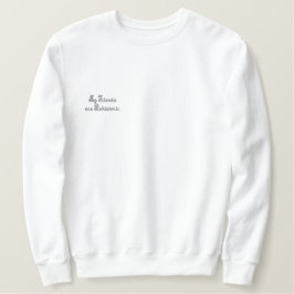 SWEATSHIRT EMBROIDERIERTE FRAUEN STYLE DESIGN